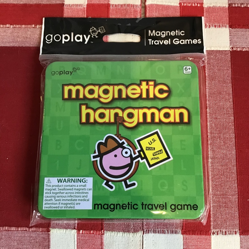 Toysmith magnetic hangman travel game